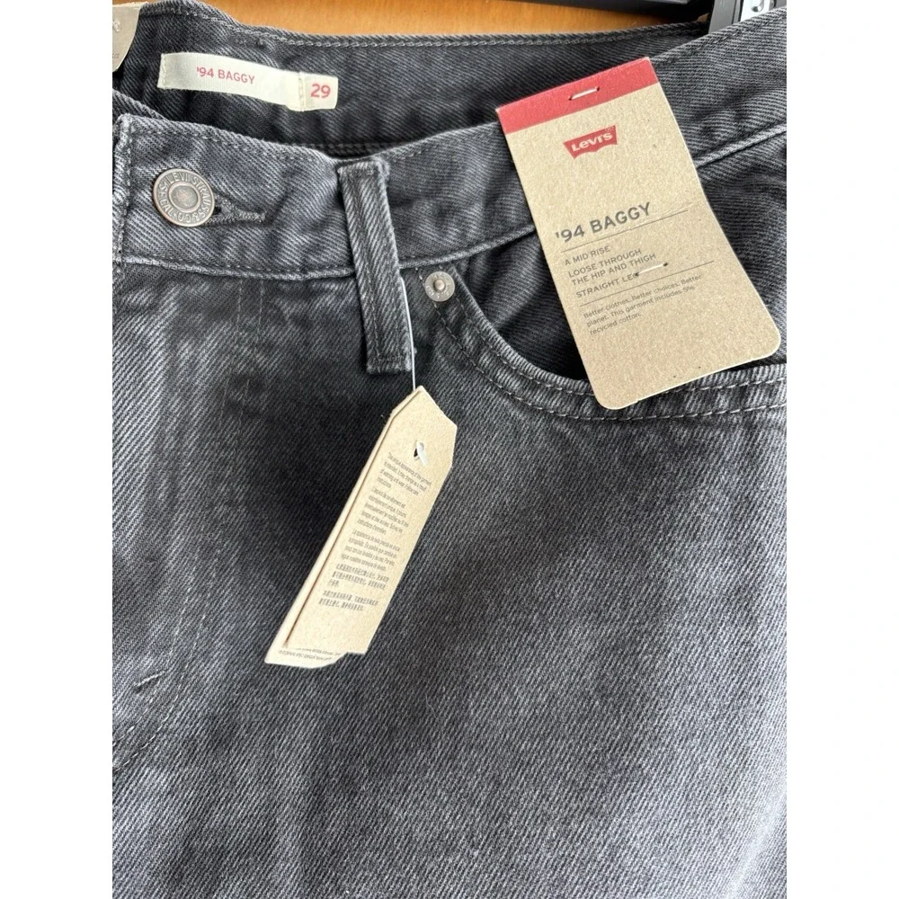 New Levi's‎ 94 Baggy 29Wx31L Mid Rise Relaxed Loose Straight Jeans 90's Skater